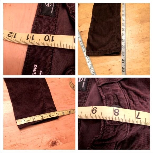 AG Corduroy Ankle Skinny Pants Size 26R - Picture 11 of 12